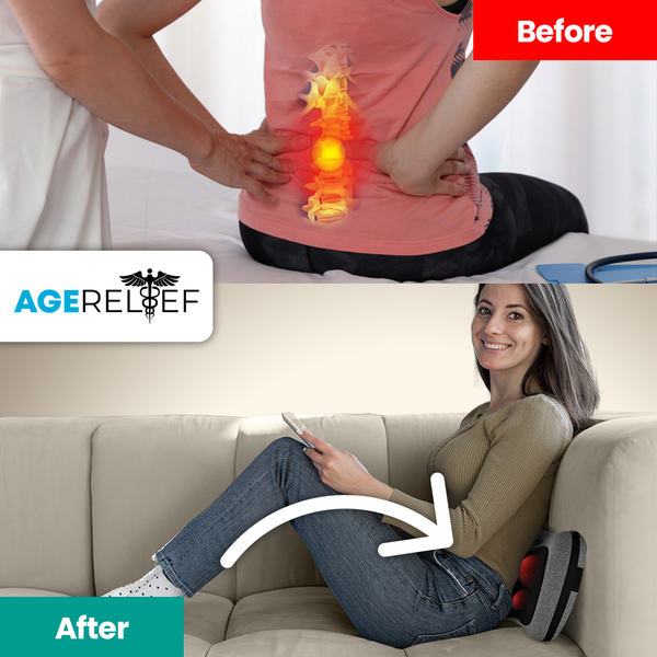 AgeRelief Pillow Massager with Heat