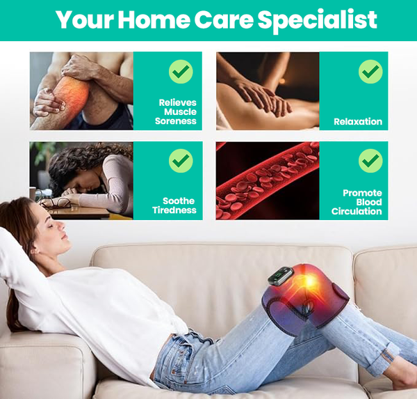 AgeRelief -  Wireless Heated Knee Massager