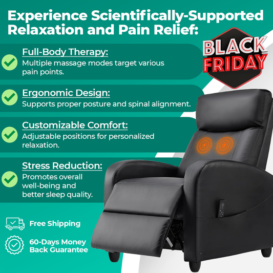 AgeRelief Massage Recliner Chair