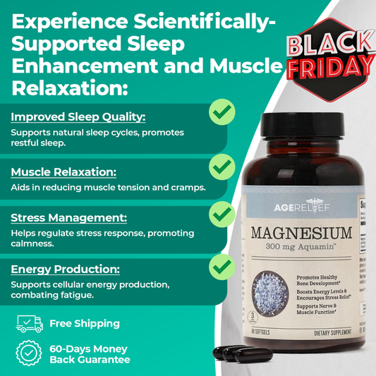 AgeRelief Magnesium Softgels