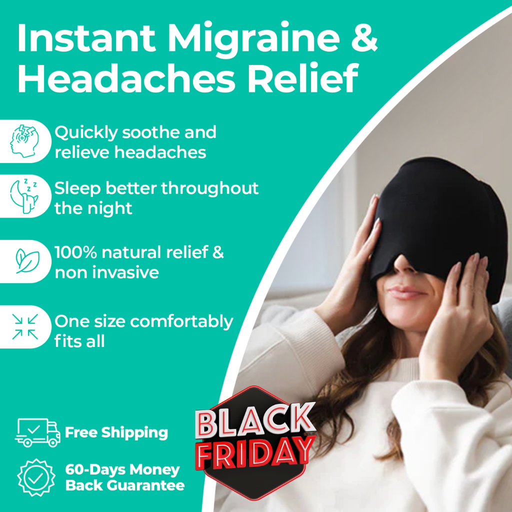 AgeRelief Migraine & Headache Relief Cap