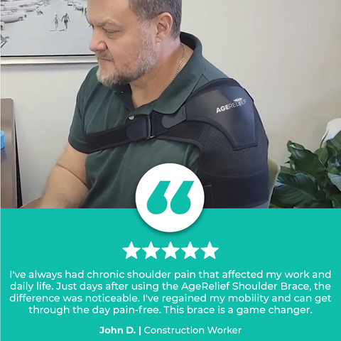 AgeRelief - The Ultimate Shoulder Brace for Pain Relief