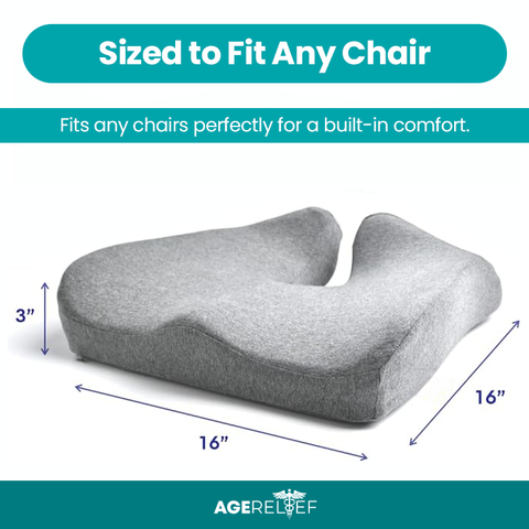 AgeRelief Pressure Relief Seat Cushion