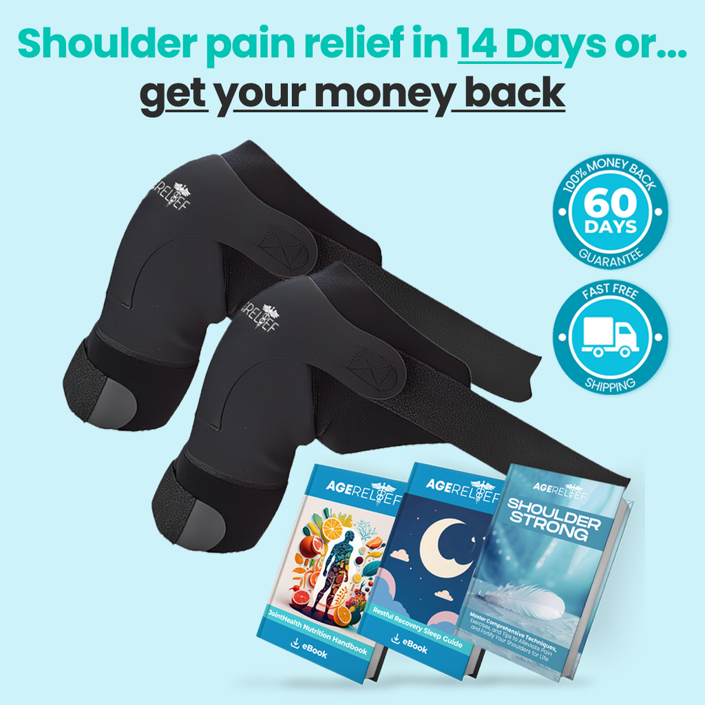 AgeRelief - The Ultimate Shoulder Brace for Pain Relief + Free Gifts