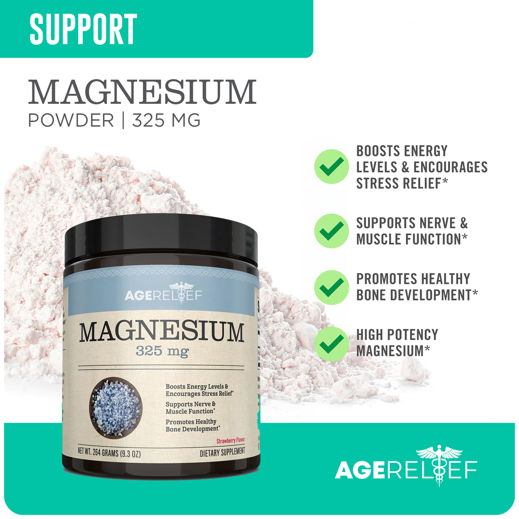 AgeRelief Magnesium Softgels