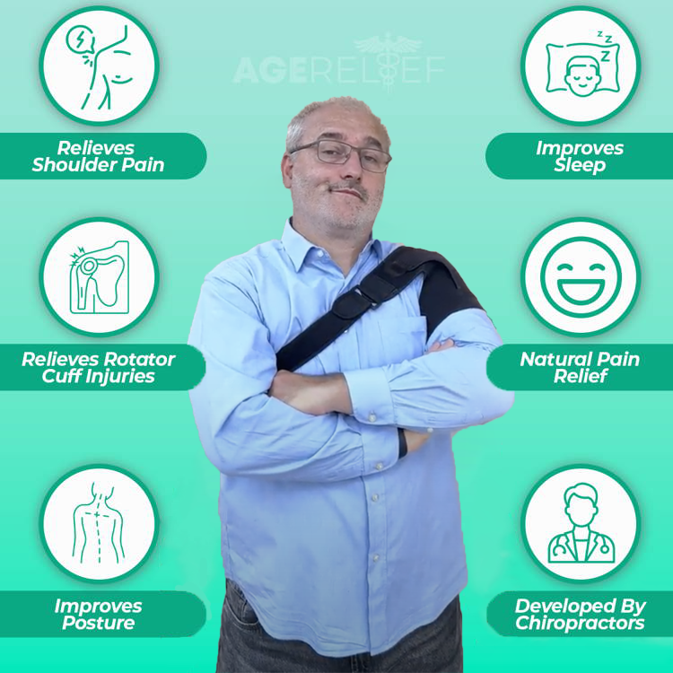 AgeRelief - The Ultimate Shoulder Brace for Pain Relief