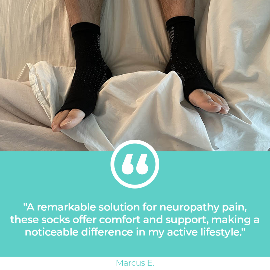 AgeRelief The NeuroSocks - Instant Relief From Neuropathy & Foot Pain