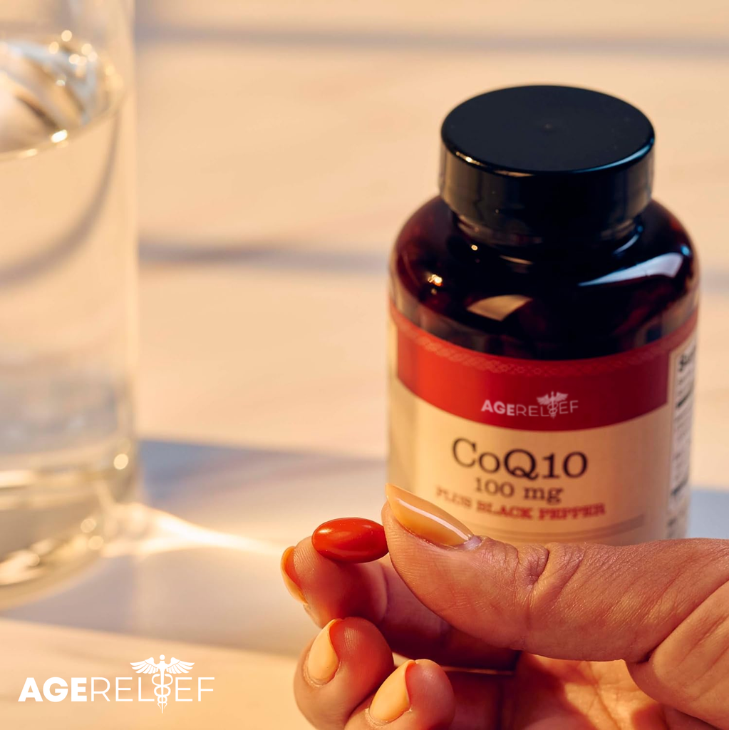 AgeRelief CoQ10 100mg Softgels